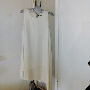 NEW Eileen Fisher Dress Size Medium l Off White 100%silk